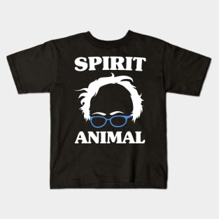 Bernie Sanders Is My Spirit Animal - Glasses Face Kids T-Shirt